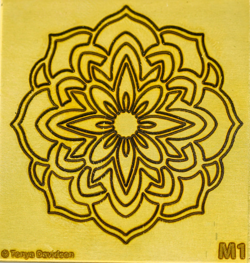 M1 22g Brass Practice Plate