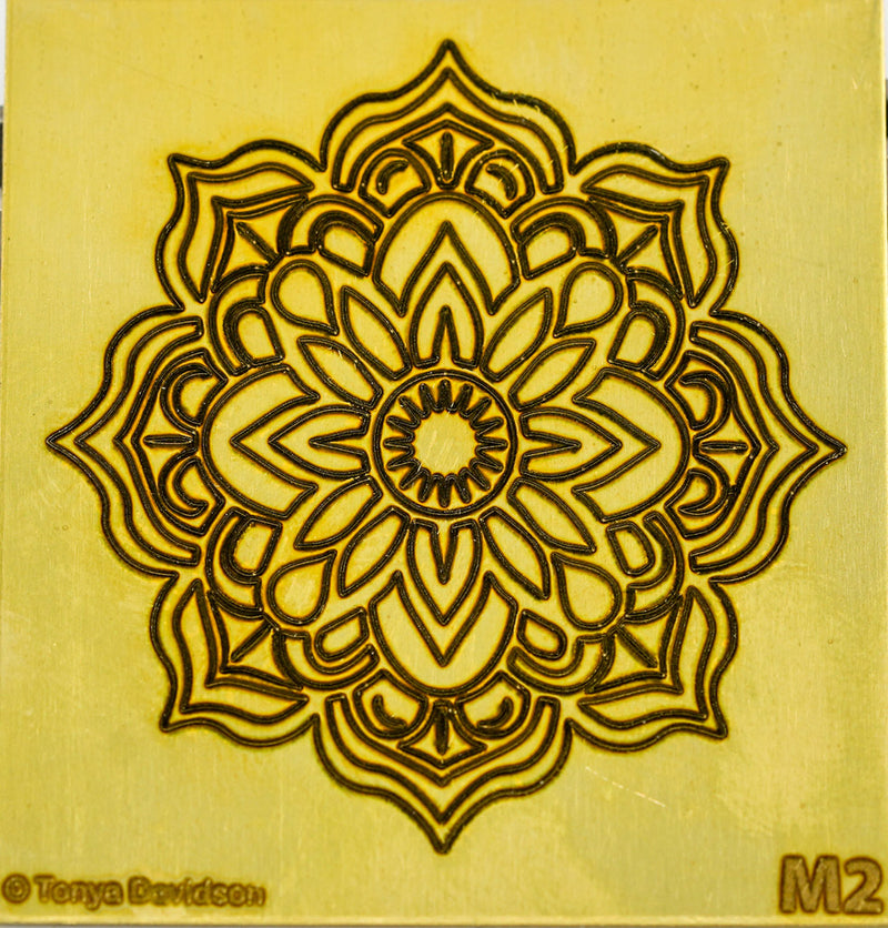 M2 22g Brass Practice Plate